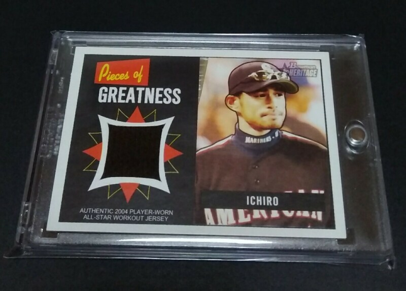 MLB 2005年Bowman Heritage イチロー(マリナーズ) ALL-STAR WORKOUT JERSEY！Relic No,PG-IS。ICHIRO SUZUKI 　　