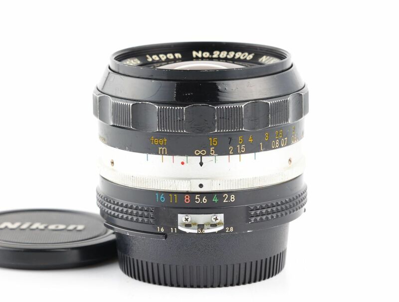 07303cmrk Nikon NIKKOR-N.C Auto 24mm F2.8 Ai改 単焦点 広角レンズ Fマウント