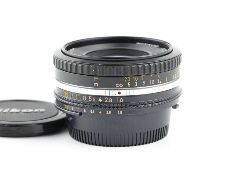 07307cmrk Nikon Ai NIKKOR 50mm F1.8S Ai-S 単焦点 標準 パンケーキレンズ ニコン Fマウント