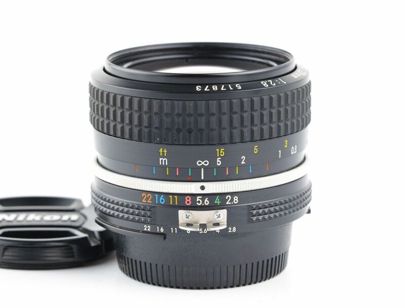 07347cmrk Nikon Ai NIKKOR 28mm F2.8 単焦点 標準レンズ Fマウント