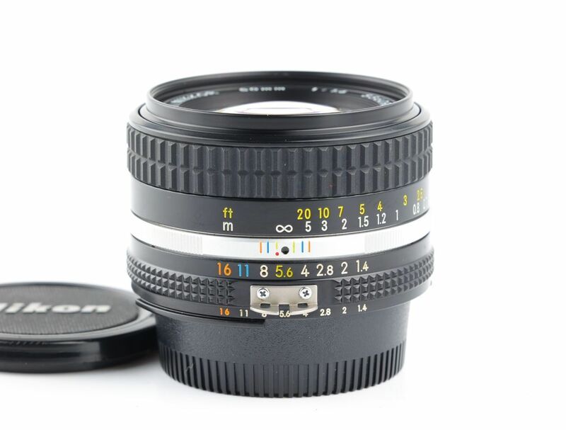 07015cmrk Nikon Ai NIKKOR 50mm F1.4 単焦点 標準レンズ Fマウント