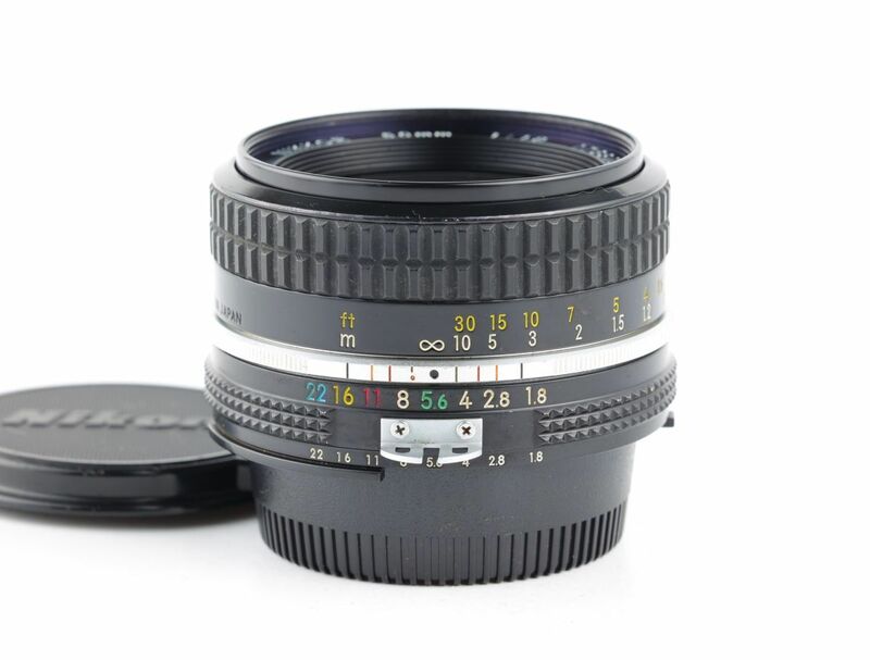 07397cmrk Nikon Ai NIKKOR 50mm F1.8 単焦点 標準レンズ Fマウント