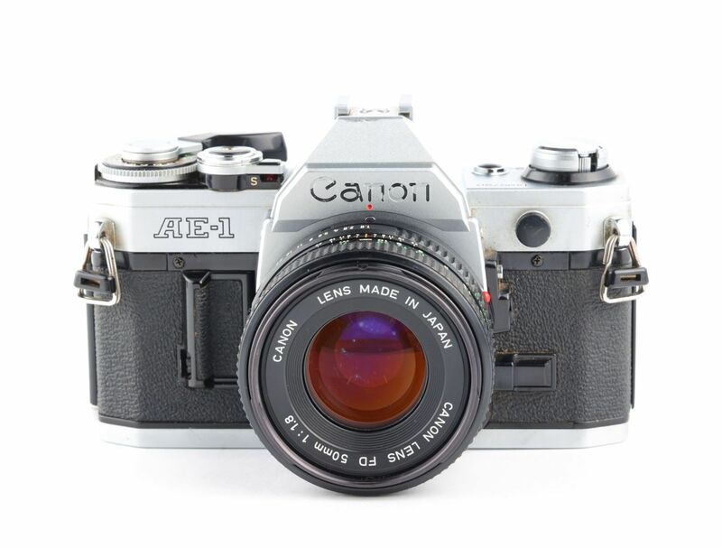 07398cmrk Canon AE-1 + New FD 50mm F1.8 MF一眼レフカメラ FDマウント