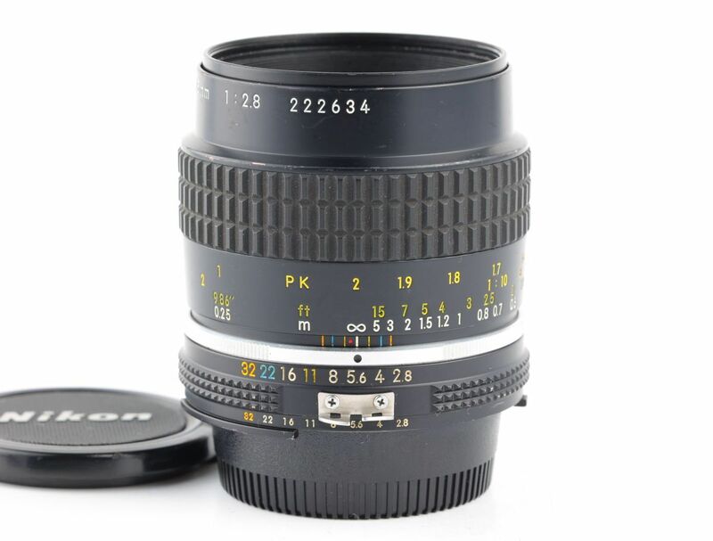 07402cmrk Nikon Micro-NIKKOR 55mm F2.8 Ai-S 単焦点 マクロレンズ Fマウント