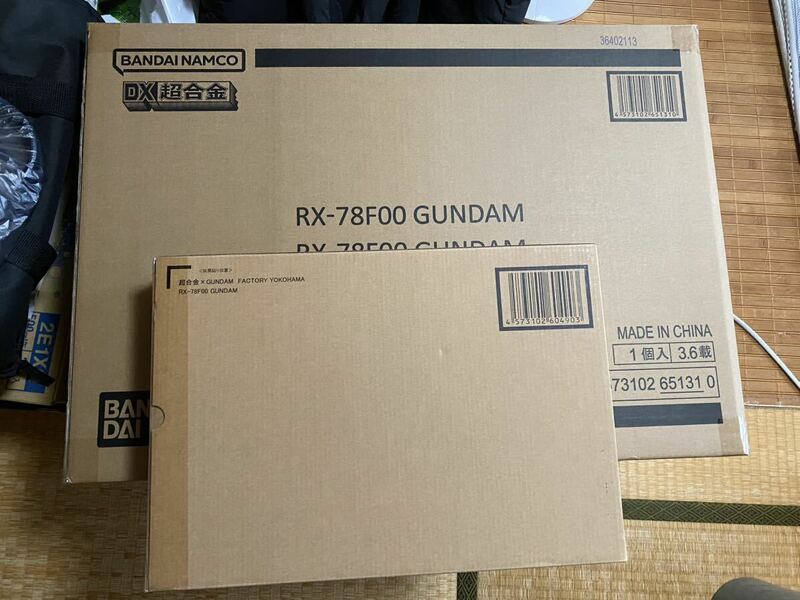 DX超合金 GUNDAM FACTORY YOKOHAMA RX-78F00ガンダム　大小の2体　