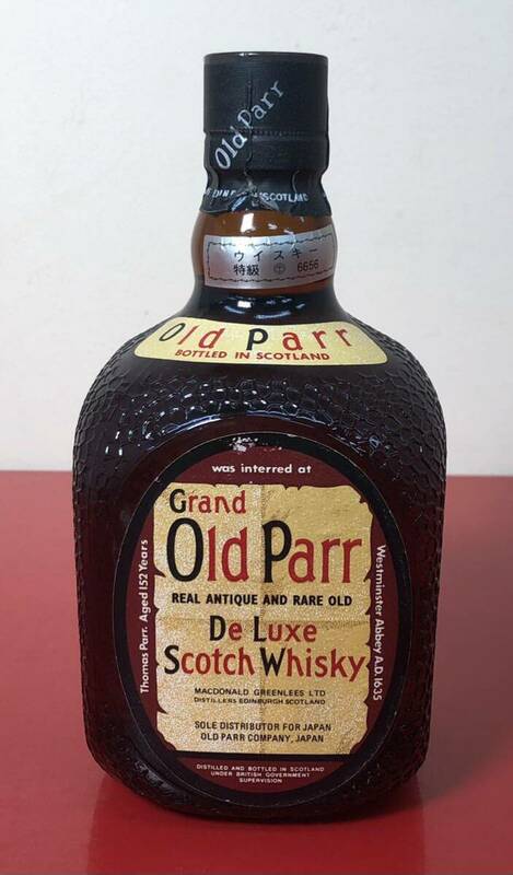 【某高級マンション整理品】 未開栓　Grand Old Parr　グランドオールドパー　デラックス スコッチ ウイスキー　特級　760ml　43度