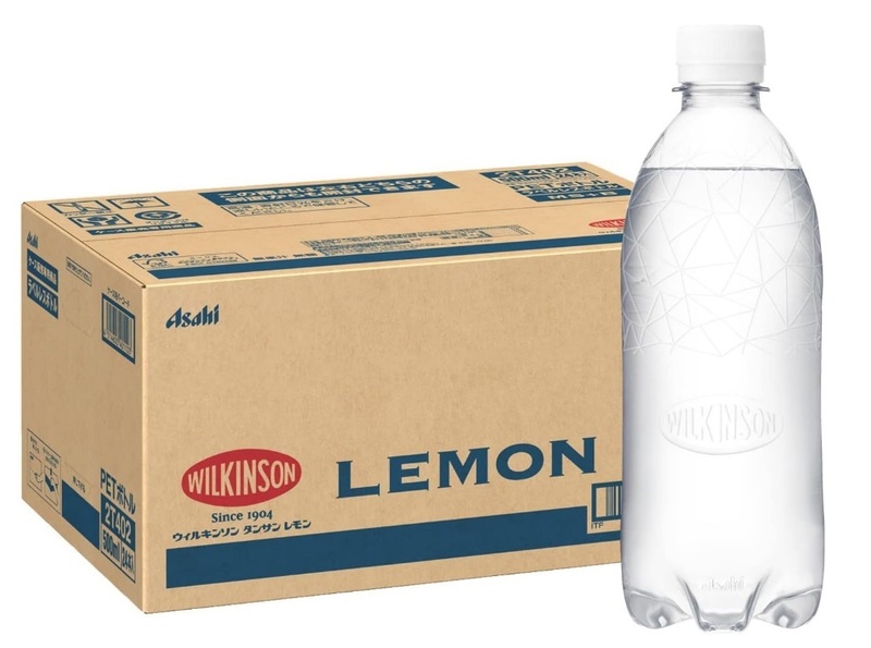 【送料込】アサヒ飲料 ウィルキンソン タンサン レモン ラベルレスボトル 500ml × 24本　消費期限24年10月