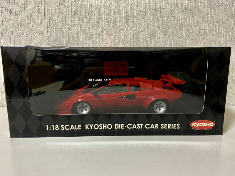 京商 1/18 ランボルギーニ カウンタック LP500 レッド KYOSHO Lamborghini countach 