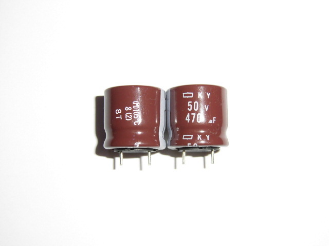 日本ケミコン　高性能・電解コンデンサー　50V　470μF　6個　06