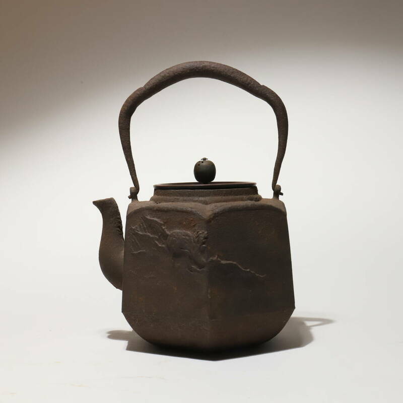 鐵瓶 骨董 湯沸 美術品 古美術 時代品 時代物 茶道具 煎茶道具