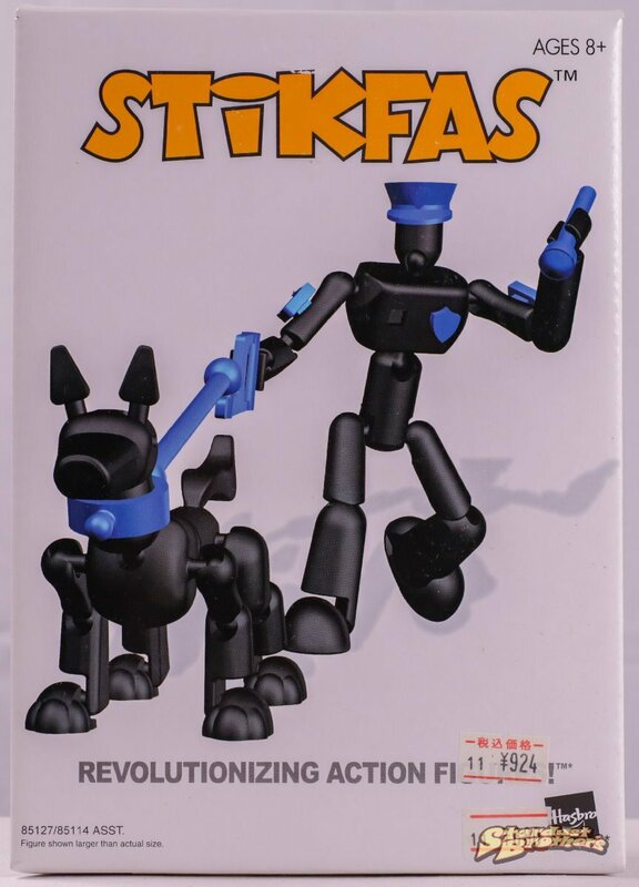 STiKFAS REVOLUTIONIZING ACTION FIGURES! AFK10 ALPHA MALE K-9 POLICE UNIT