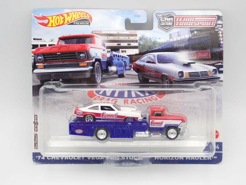 HOT WHEELS ホットウィール シボレー TEAM TRANSPORT #'34 '74 CHEVROLET VEGA PRO STOCK HORIZON HAULER/ミニカー REC0606500-3