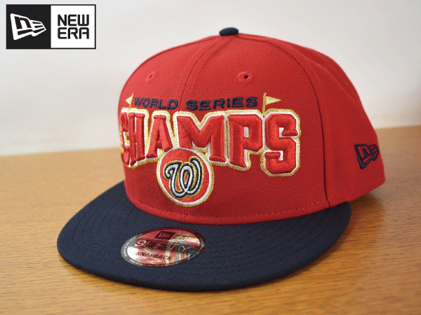 1円スタート!【未使用品】(フリーサイズ)NEW ERA 9FIFTY WASHINGTON NATIONALS MLB ニューエラ キャップ 帽子 K139