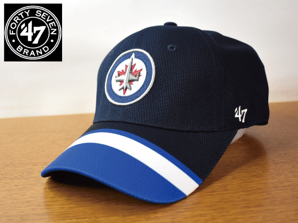 1円スタート!【未使用品】(M-L - 56cm-59cm) 47 BRAND NHL WINNIPEG JETS ウィニペグ ジェッツ キャップ 帽子 F85