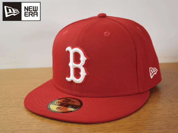 1円スタート!【未使用品】(6-7/8 - 54.9cm) 59FIFTY NEW ERA MLB BOSTON RED SOX レッドソックス ニューエラ キャップ 帽子 K101