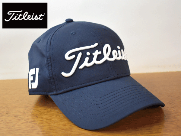 1円スタート!【未使用品】(フリーサイズ) Titleist タイトリスト FJ PRO V1 ゴルフ キャップ 帽子 カジュアルにも 男女兼用 F48