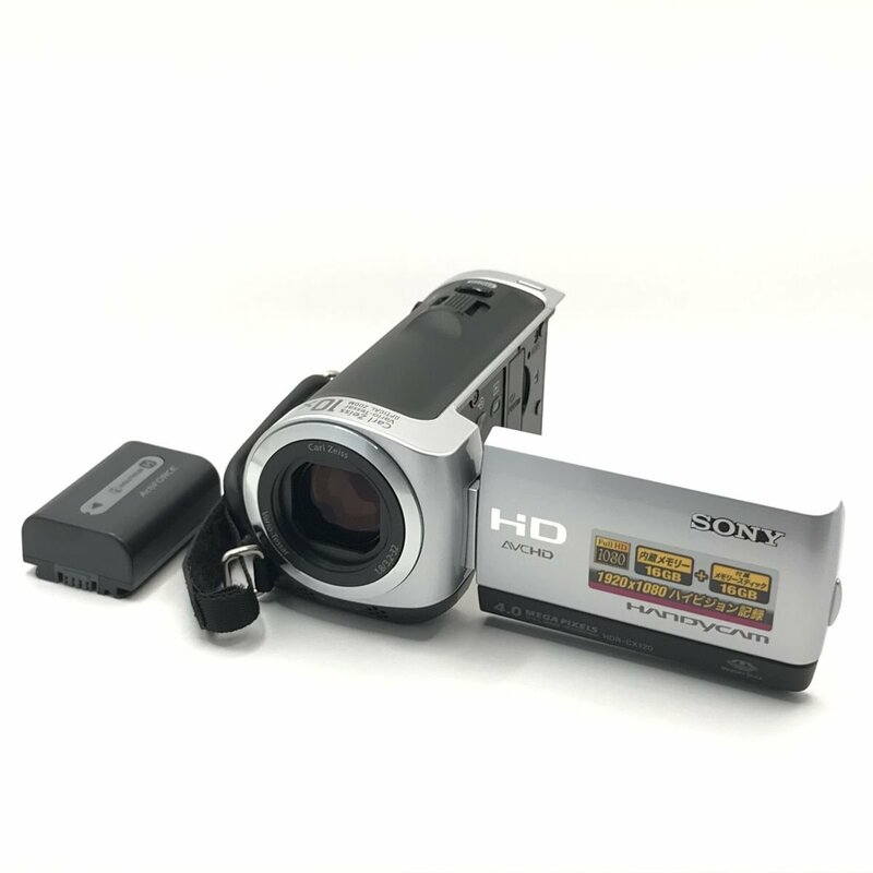 カメラ Sony HANDYCAM HD HDR-XR500V ソニー HDD ビデオカメラ 本体 ジャンク品 [7947KC]