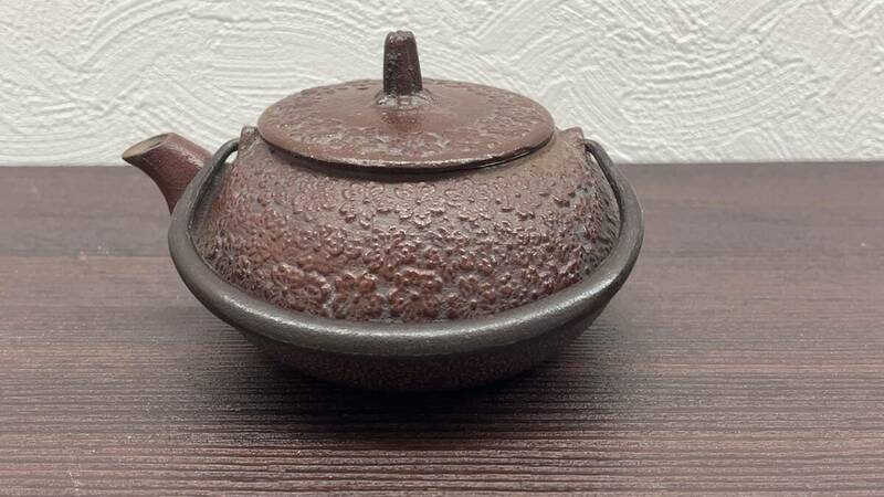 1581 鉄器 鉄瓶 特製 急須 あられ 在銘 銘不明 骨董品 茶道具 高さ約9㎝ 1円出品