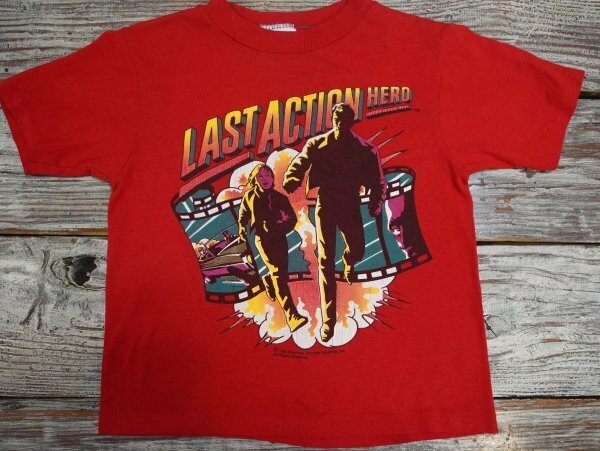 映画ラストアクションヒーロー　90sビンテージTシャツ。USA製　LAST　ACTION　HERO。