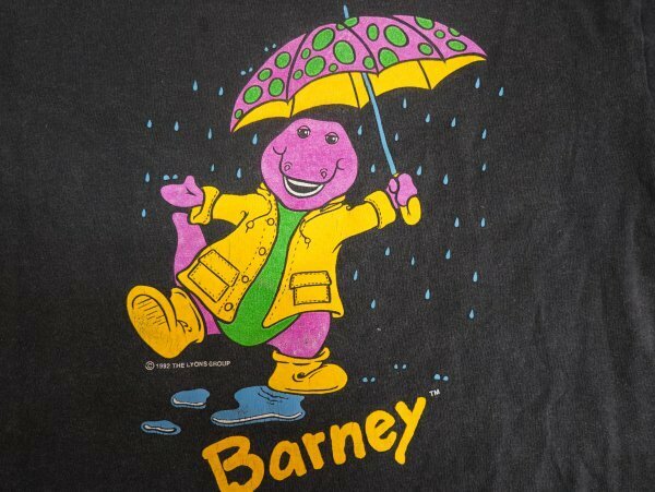 バーニー&フレンズ　アメリカのテレビ番組　ビンテージTシャツ。90年代