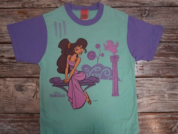 90年代 THE Disney STORE ディズニー 　ヘラクレス　HERCULES　ビンテージTシャツ。USA製。