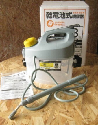 工進(KOSHIN) 乾電池式 噴霧器 タンク 3L ガーデンマスター GT-3S 洗浄スイッチ付 単一 電池 4本 防除 消毒 散布 肩掛け/23N6.6-15