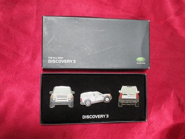 【　送料無料　】　DISCOVERY3　ピンバッジ　LAND ROVER　ランドローバー