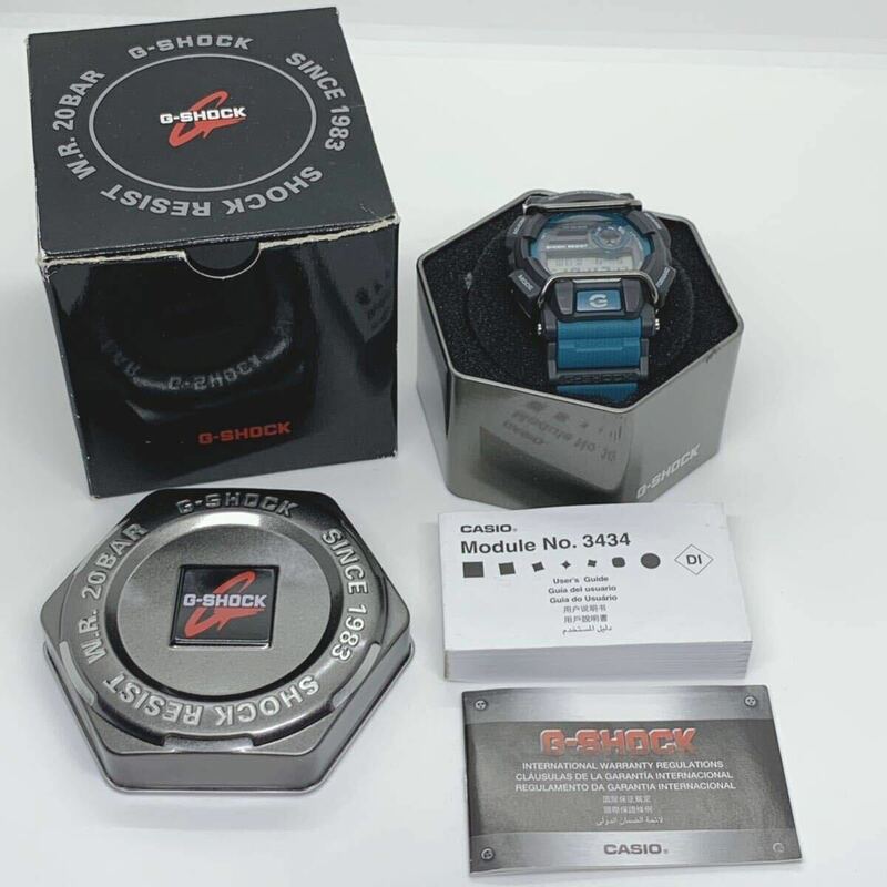 CASIO カシオ G-SHOCK Gショック GD-400 3434 メンズ腕時計 箱付き 美品 動作確認済み 