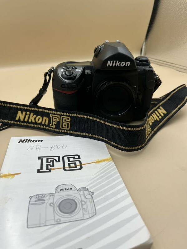 【美品】NIKON F6 ニコン フィルムカメラ AF 一眼レフカメラ ボディ Fマウント 取り扱い説明書付き デジタル一眼レフカメラ 