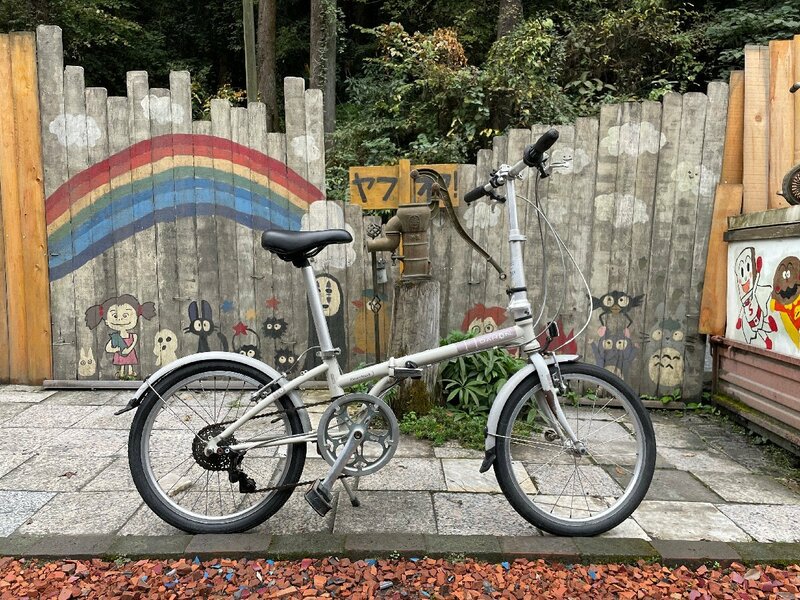 【1268】【整備済・そのまま乗れます(防犯込)】『折り畳み』 DAHON Board walk　20インチ　後タイヤ新品　手渡し限定・発送不可