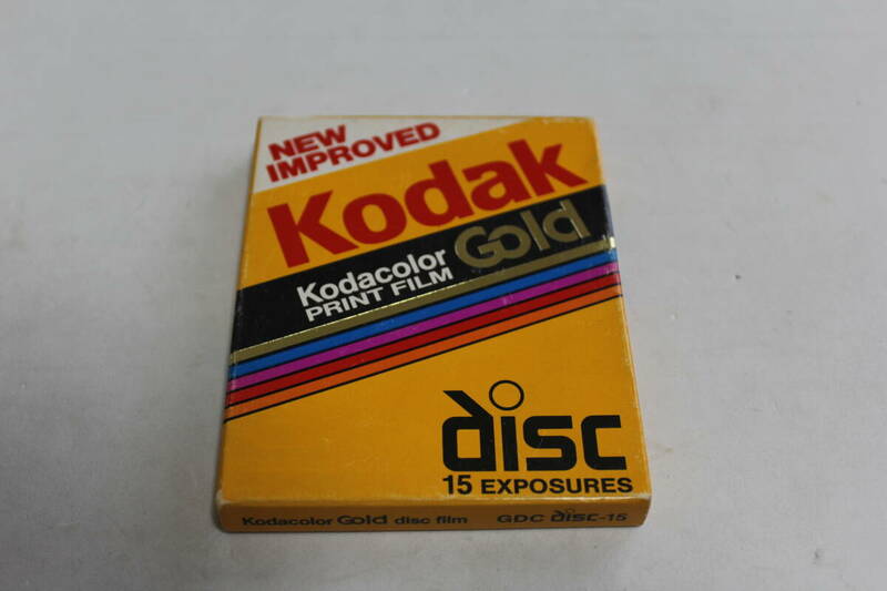 【コレクター放出品 期限切れ　ジャンク】Kodak Kodacolor GOLD disc フィルム 15枚