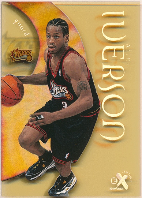 ☆ Allen Iverson NBA 1998-99 Skybox E-X Century Base Card #5 ベースカード アレン・アイバーソン