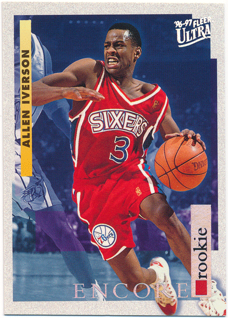 ☆ Allen Iverson NBA 1996-97 Fleer Ultra RC #270 Rookie Card ルーキーカード アレン・アイバーソン