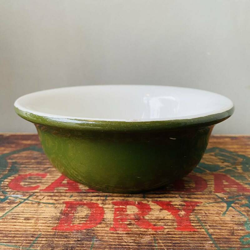 【1950s USA vintage】HALL pottery bowl 392 ボウル 食器 アメリカビンテージ 