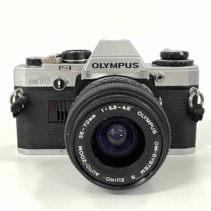 【5A43】1円スタート OLYMPUS OM10 レンズ OM-SYSTEM S ZUIKO AUTO-ZOOM 35-70mm 1:3.5-4.5 オリンパス 一眼レフ フィルムカメラ シルバー