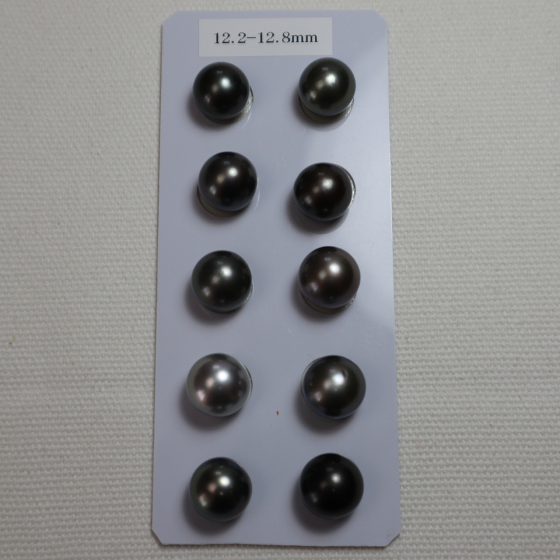 10個セット　黒蝶パールルース　12.2-12.8mm 604151