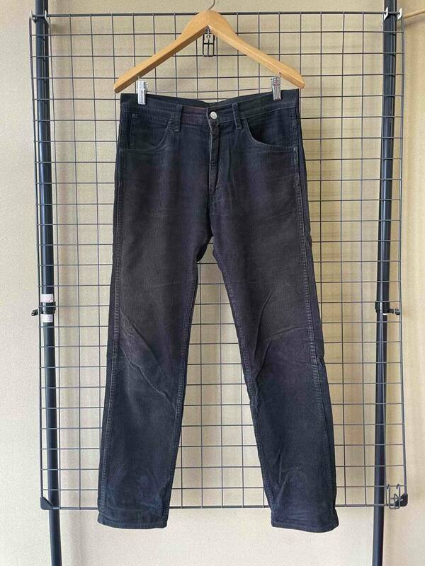 【COMOLI/コモリ】Corduroy 5-Pocket Pants BLACK size2 MADE IN JAPAN コーデュロイ 5ポケットパンツ テーパードシルエット トラウザー