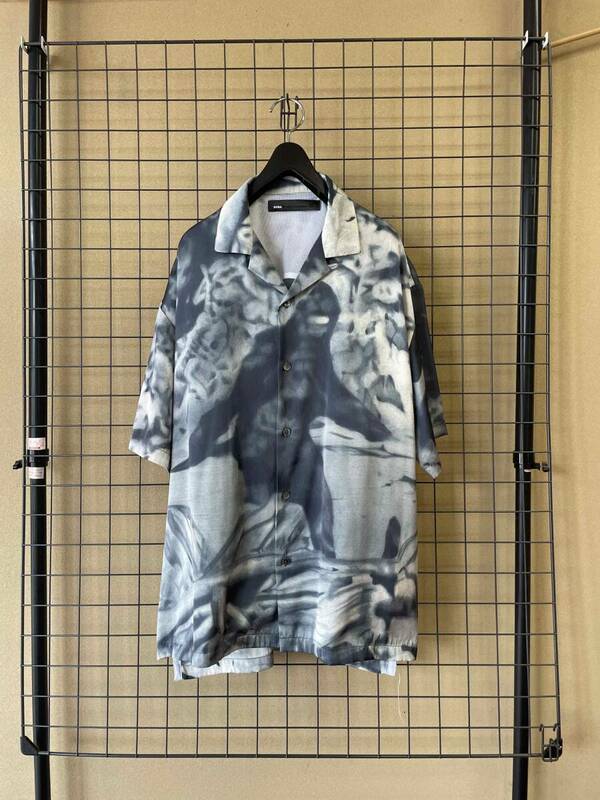【DCBA BY SON OF THE CHEESE/ディーシービーエーバイサノバチーズ】Open Collar S/S Shirt オープンカラー 総柄 半袖 アロハシャツ