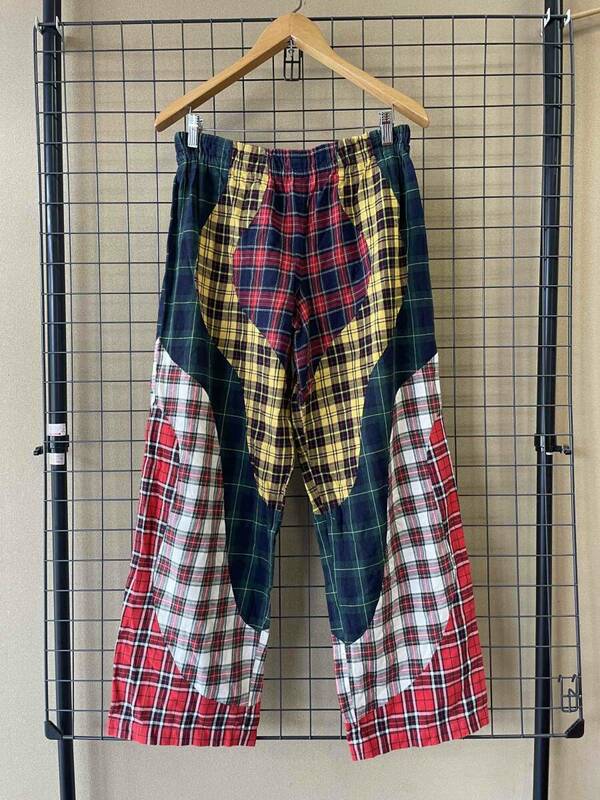 【SAMPLE】Crazy Pattern Cotton Flannel Check PAJAMA Pants クレイジーパターン コットン フランネル チェック パジャマパンツ