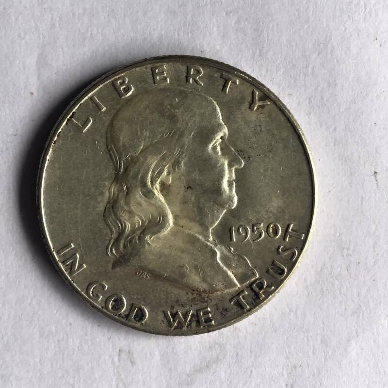 アメリカ50セント銀貨 1950年 no.4