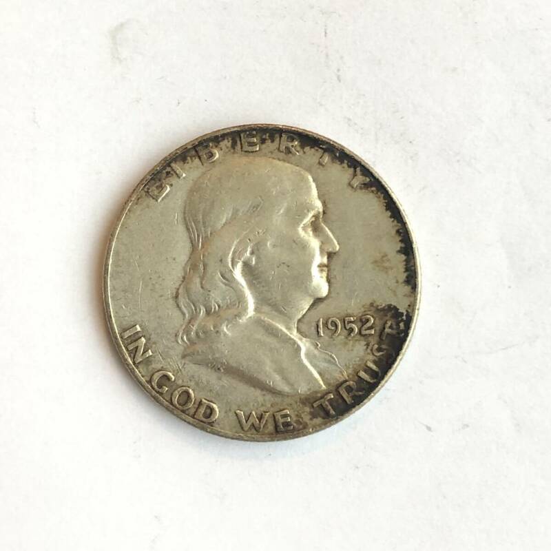 アメリカ50セント銀貨 1952年 no.34