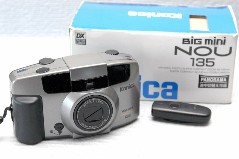 （綺麗）KONICA コニカ製 昔のコンパクトカメラ BiG mini NOU 135 希少な作動品