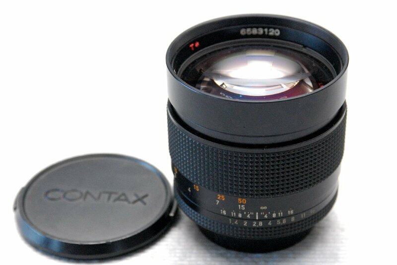 CONTAX コンタックス純正Carl Zeiss Planar 85mm 高級単焦点レンズ 1:1.4 希少品
