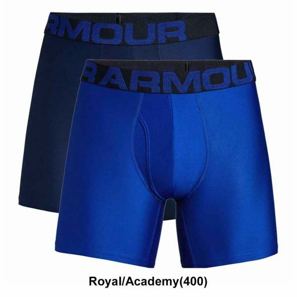 ※訳あり アウトレット UNDER ARMOUR(アンダーアーマー) ボクサーパンツ UA Tech 6インチ 2枚セット 1363619 Royal/Academy(400) Mサイズ