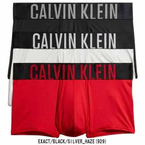 ※訳あり アウトレット★2 Calvin Klein(カルバンクライン)ボクサーパンツ ローライズ メンズ 3枚セット NB2593 (929) XLサイズ