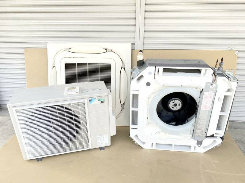 2017年製★DAIKIN★ダイキン 2馬力 4方向 天井カセット パッケージエアコン SZRC50BAV EcoZEAS 業務用 店舗 S400