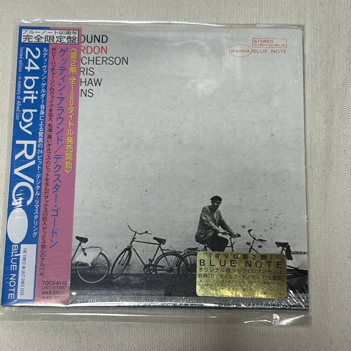 激レア未開封デッドストック！ブルーノート紙ジャケ★デクスター・ゴードンDEXTER GORDON「ゲッティン・アラウンド」