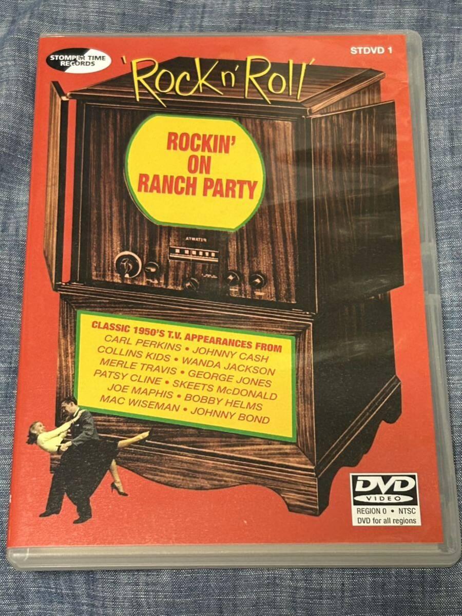 ROCKIN' ON RANCH PARTY/50'sロカビリー映像コンピCARL PERKINS/JOHNNY CASH/COLLINS KIDS/MERLTRAVIS/WANDA JACKSON