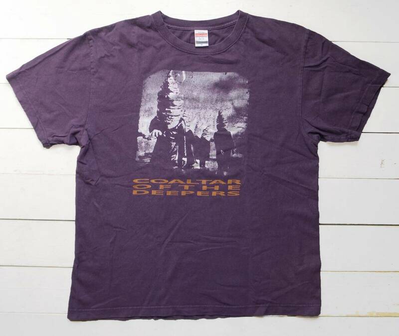 COALTAR OF THE DEEPERS コールタールオブザディーパーズ 25週年記念ツアーTシャツ XL パープル系 バンドT