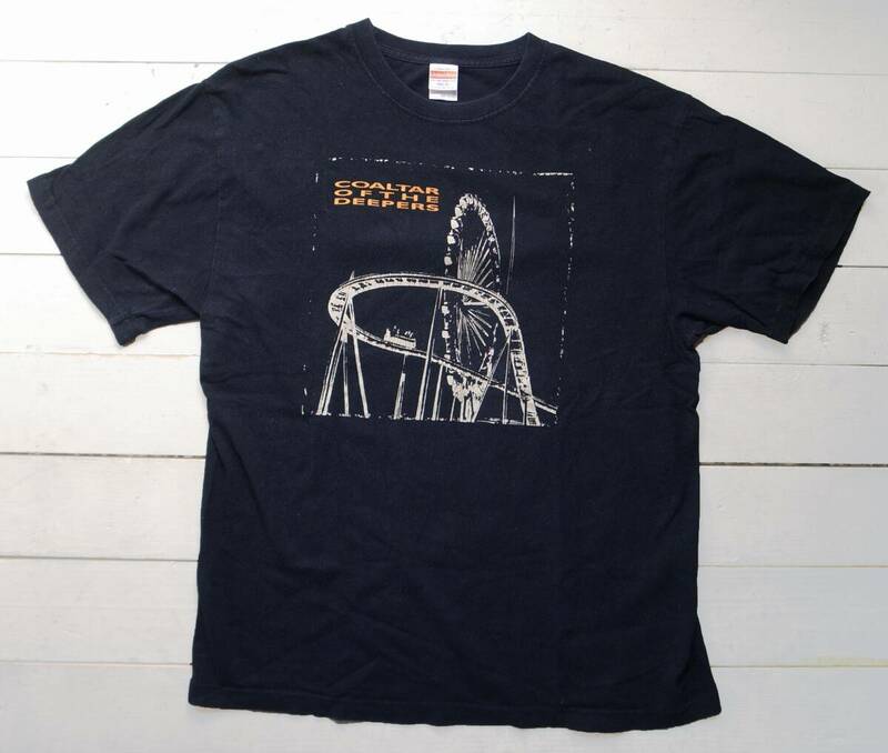 SWERVEDRIVER vs COALTAR OF THE DEEPERS コールタールオブザディーパーズ ツアーTシャツ XL 黒 バンドT